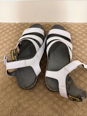 Light blue doc marten sandals